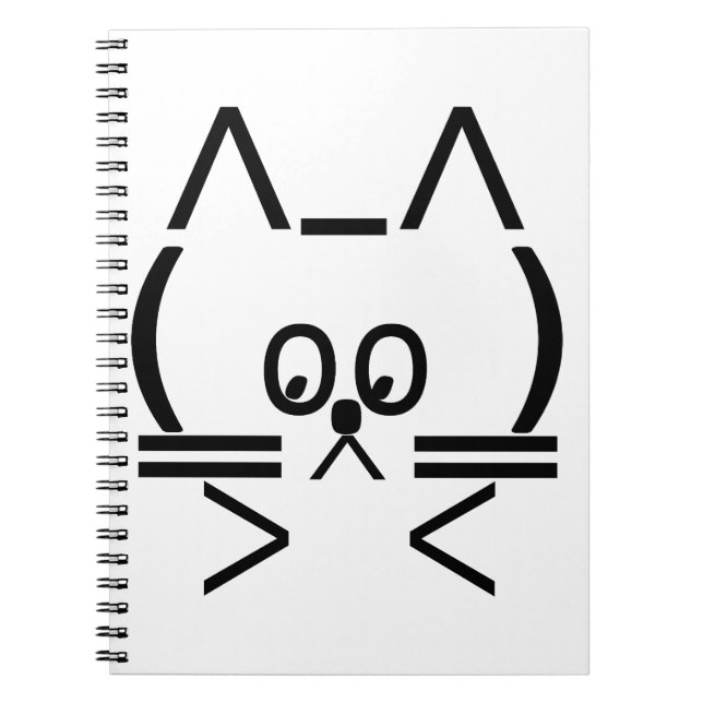 ASCII Cat Notebook (Front)