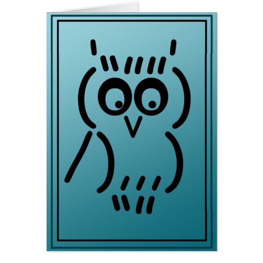 ASCII Owl Cards (Front)
