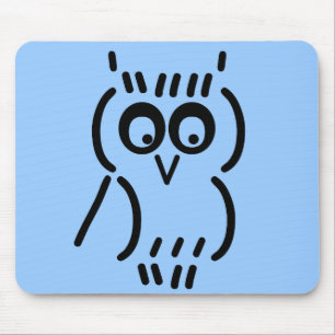 ASCII Owl Mouse Pad