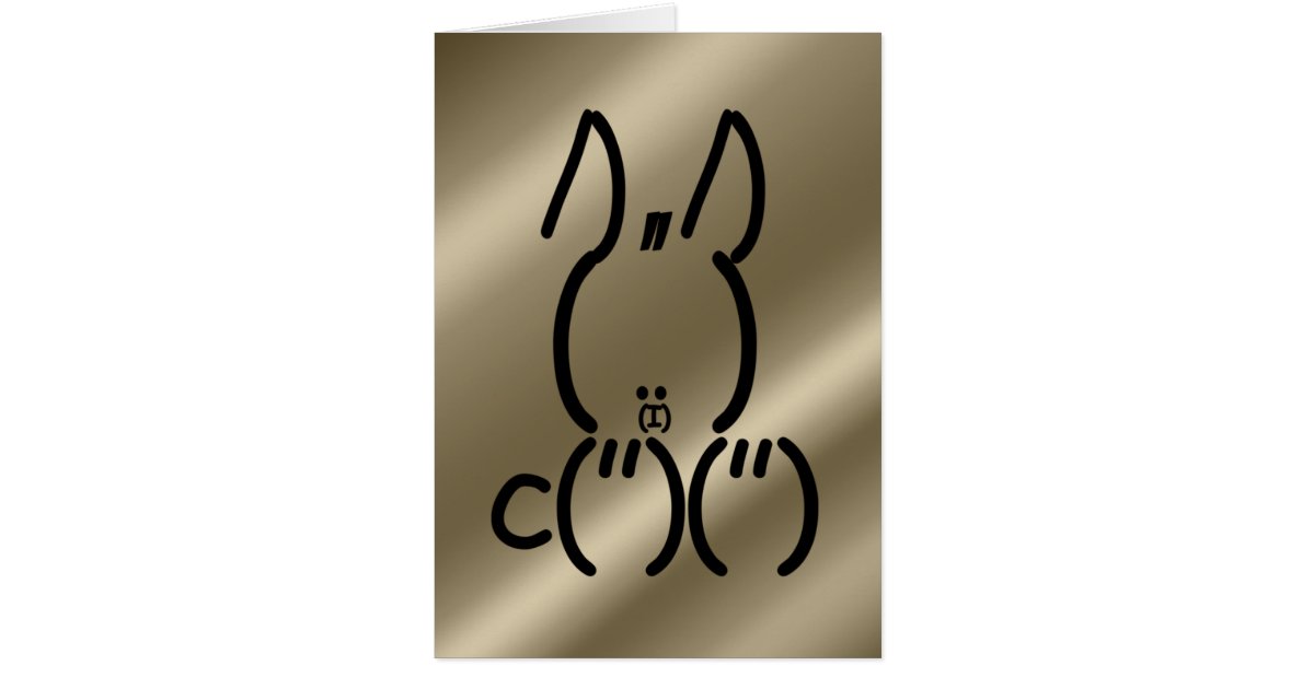 ASCII Rabbit | Zazzle