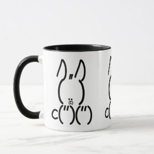 ASCII Rabbit Mug