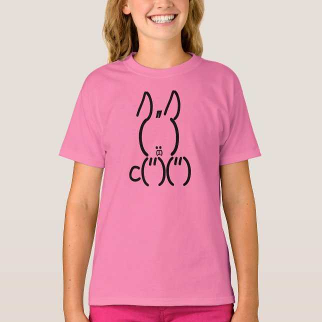 ASCII Rabbit T-Shirt (Front)