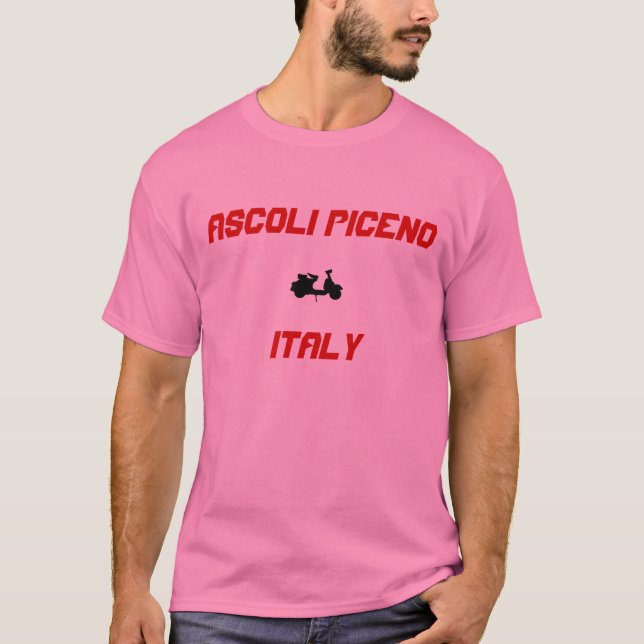 Ascoli Piceno, Italy Scooter T-Shirt (Front)