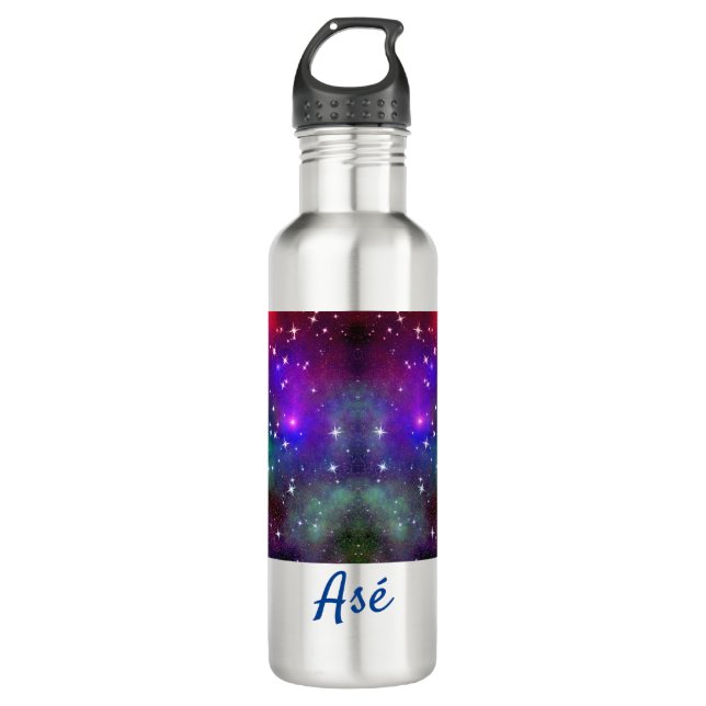 Asé Spiritual Chakras Stainless Steel Water Bottle (Front)