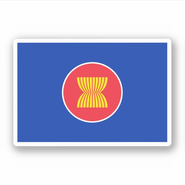 ASEAN Flag Sticker (Front)