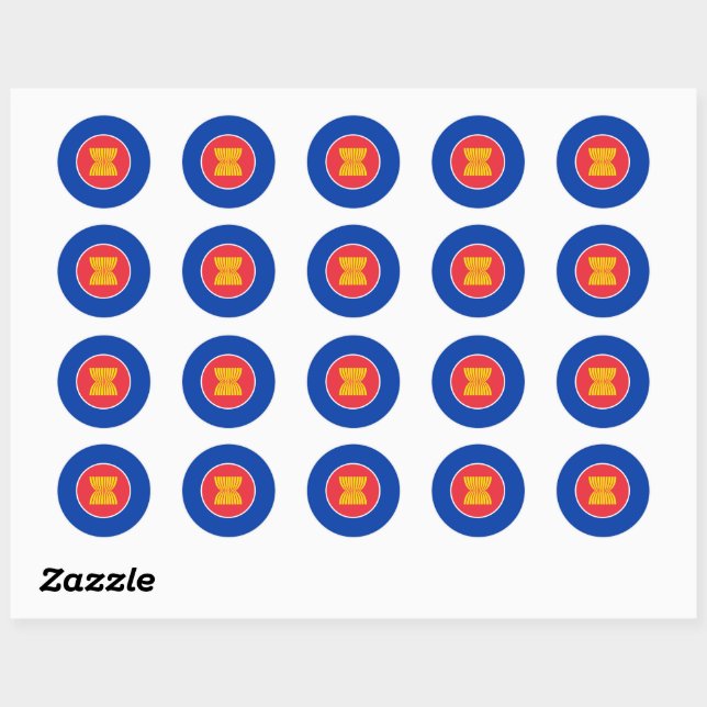 Asean flag Sticker (Sheet)