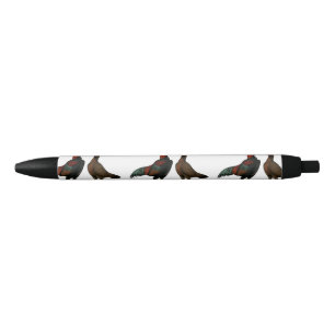 Aseel Black Red Chickens Pen
