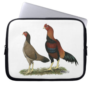 Aseel Wheaten Chickens Laptop Sleeve