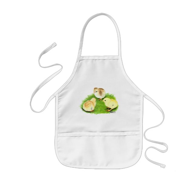 Aseel Wheaten Chicks Kids' Apron (Front)