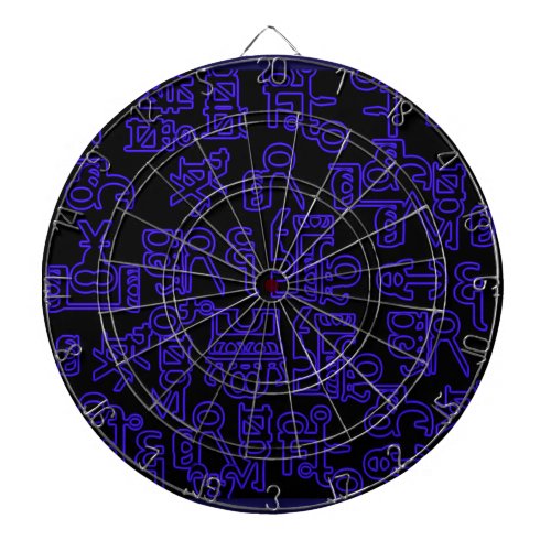 Asemic Wanderings I Dart Board