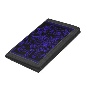 Asemic Wanderings I Tri-fold Wallet