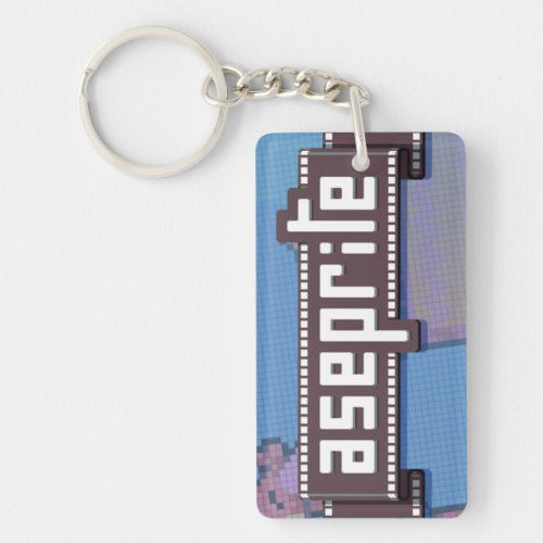 Aseprite Website Logo Keychain