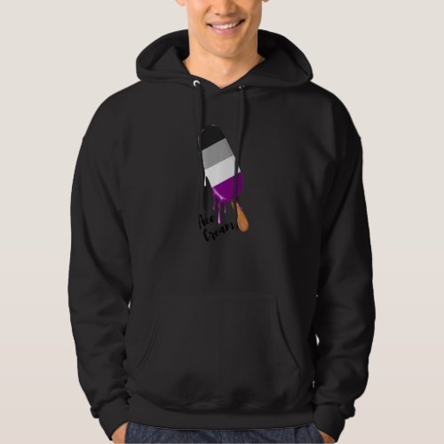 Asexual Ace Cream Asexual Ace Flag Ally Asexual Pr Hoodie