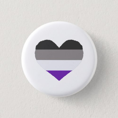 Asexual Ace Pride badge Button