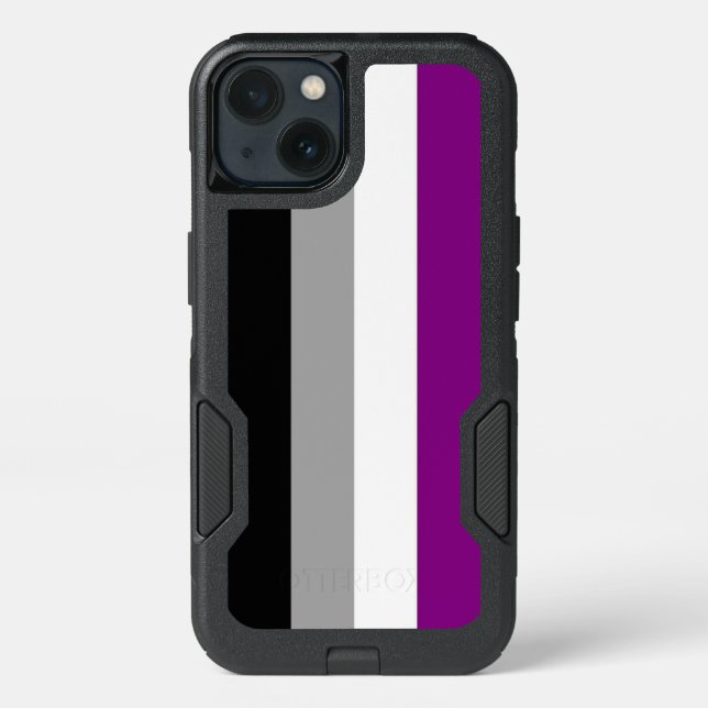 Asexual Ace Pride Flag Otterbox iPhone Case (Back)