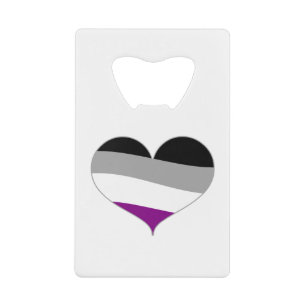 Asexual Apart Of Lgbt Pride Stroke Credit Card Bottle Opener