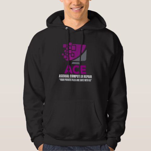 Asexual  Asexual Computer Repair Asexual Flag Ace Hoodie
