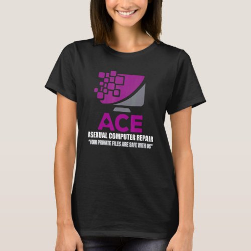 Asexual  Asexual Computer Repair Asexual Flag Ace T_Shirt