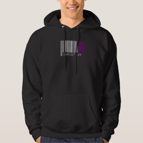 Asexual Barcode Pride Christian Cute Ace Aesthetic Hoodie