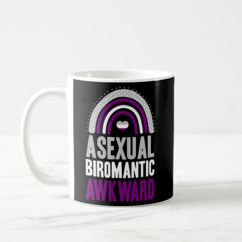 Asexual Biromantic Awkward Asexual Pride Bohemian  Coffee Mug