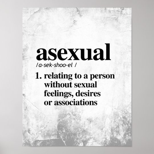 Asexual Definition Poster 