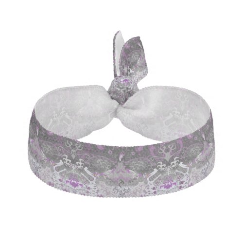 Asexual Dragon Damask _ Ace Pride Flag Colors Elastic Hair Tie