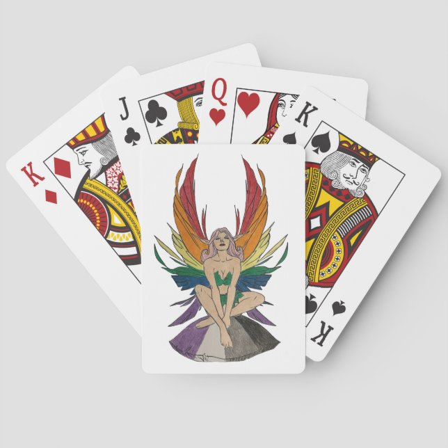 Asexual Faerie Poker Cards (Back)