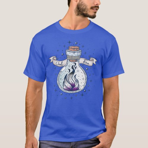 Asexual Fire Occult Bottle LGBT Ace Demisexual Pri T_Shirt