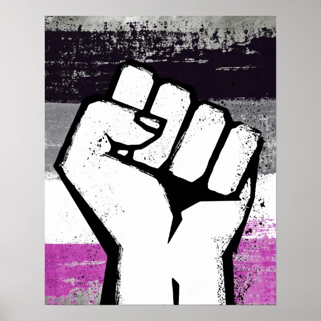 ASEXUAL FIST POSTER (Front)