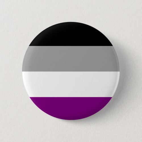 Asexual Flag Badge Button