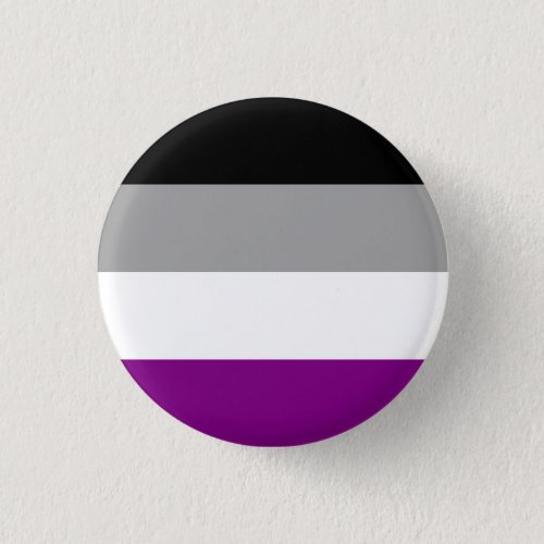 Asexual Flag Badge Button