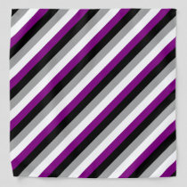 Asexual flag bandana