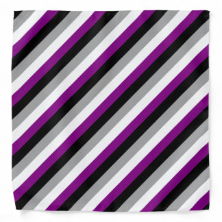 Asexual flag bandana