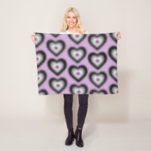 Asexual flag colors on a blurred heart