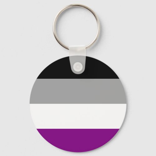 Asexual Flag Keychain