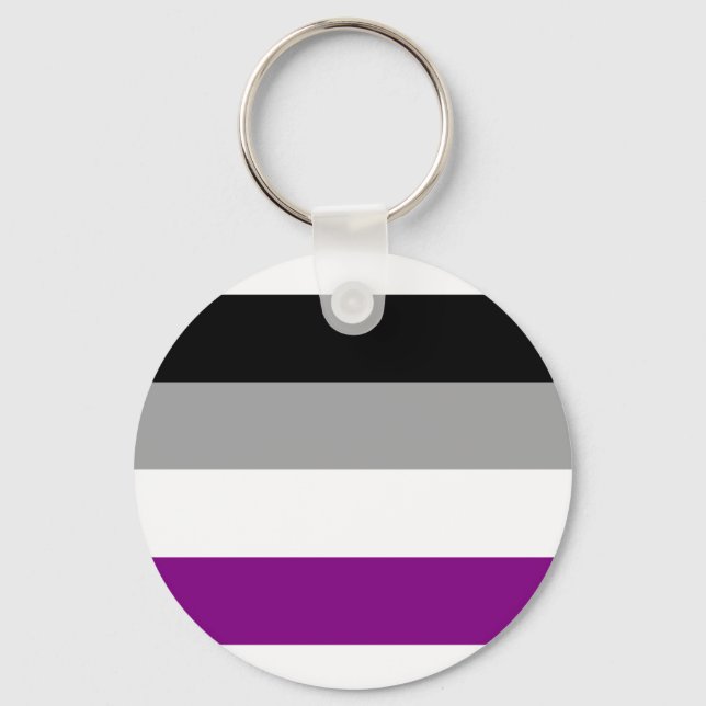 Asexual flag keychain (Front)