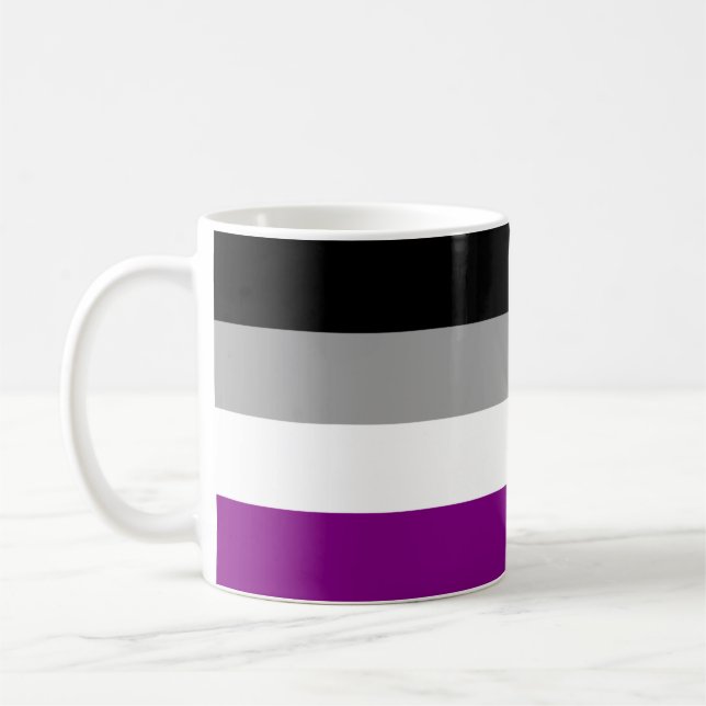 Asexual flag mug (Left)