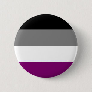 Asexual Flag Pinback Button