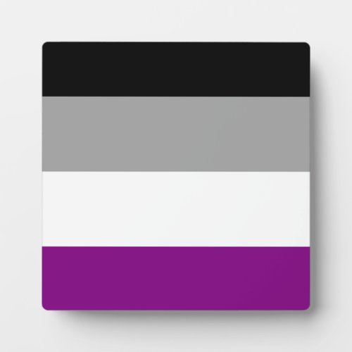 Asexual Flag Plaque