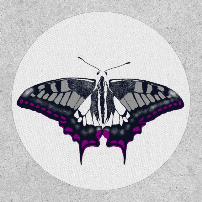 Asexual Flag Swallowtail Butterfly Patch (Front)