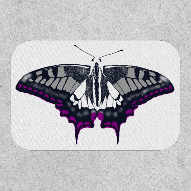 Asexual Flag Swallowtail Butterfly Patch (Front)