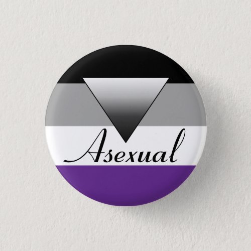 Asexual Flag  Triange Badge Pin