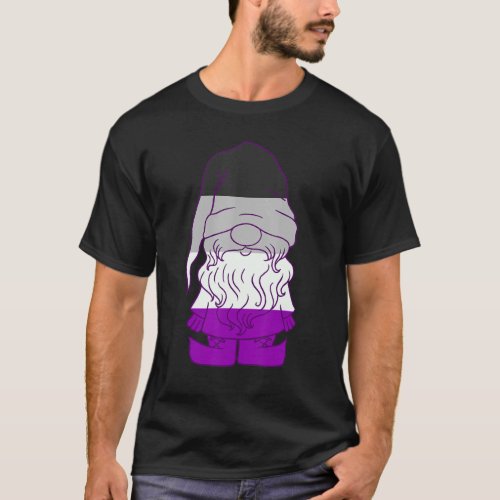 Asexual Gnome Ace Beanie Asexual Pride Lgbtqa Asex T_Shirt