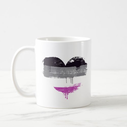 ASEXUAL HEART _ ASEXUAL LOVE COFFEE MUG