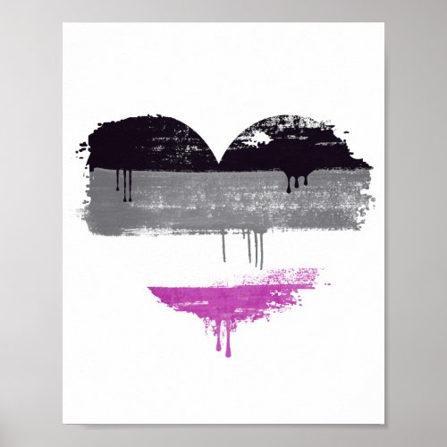 ASEXUAL HEART _ ASEXUAL LOVE POSTER