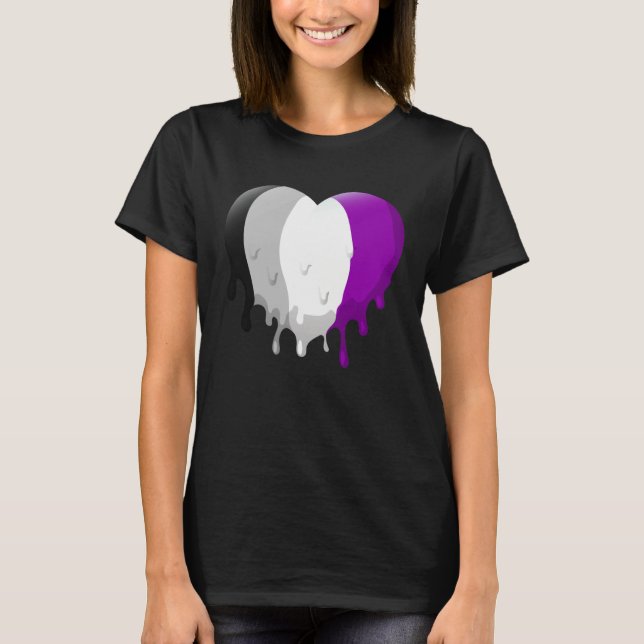 Asexual Heart T-Shirt (Front)