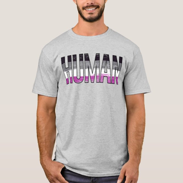 Asexual Human Pride T-Shirt (Front)