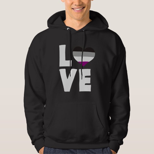 Asexual Love  1 Hoodie (Front)