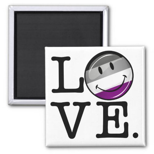 Asexual Love Pride Flag Magnet