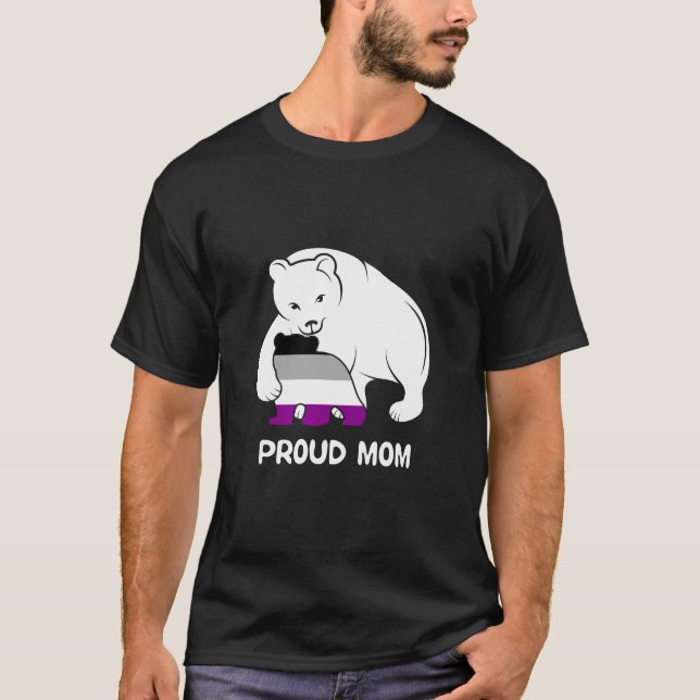 Asexual Mother's Day Mama Bear T-Shirt (Front)